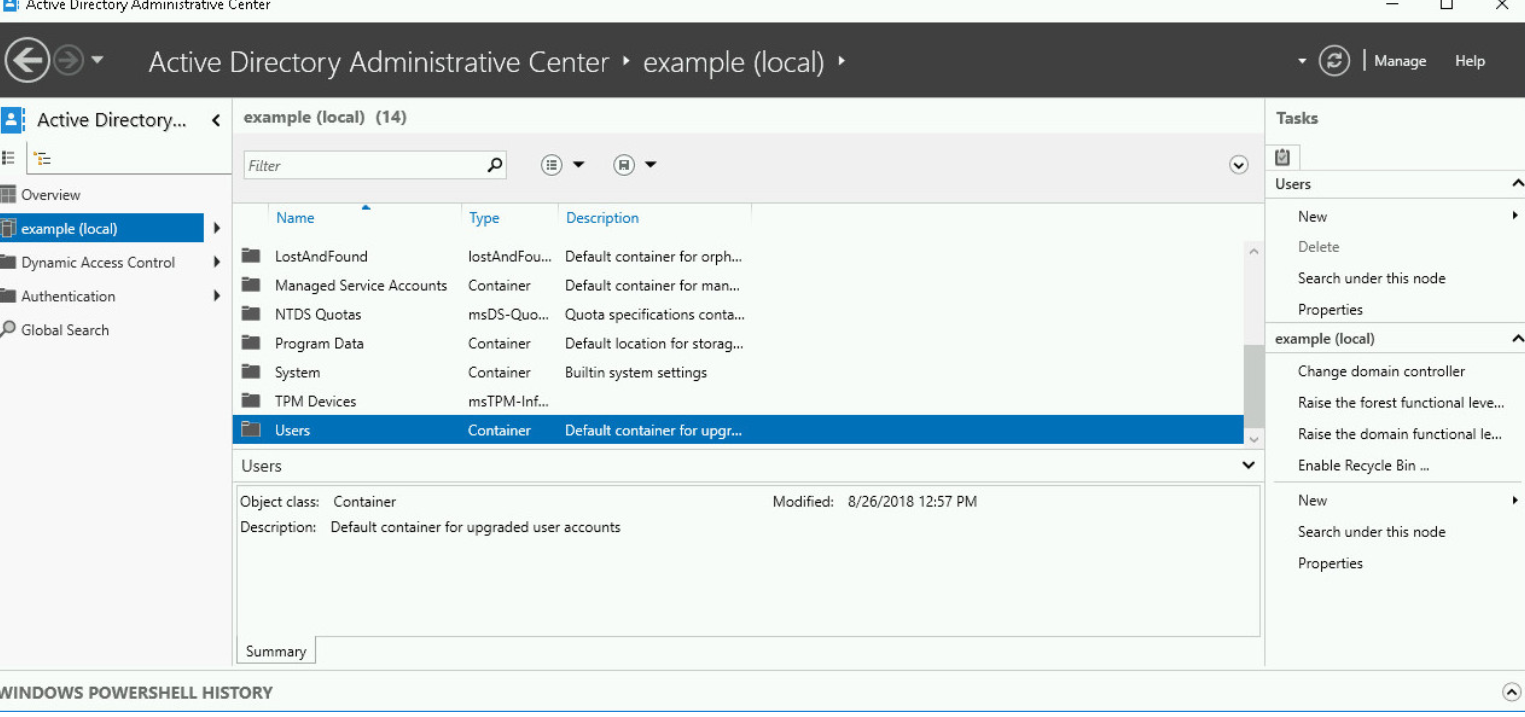 Installation et configuration d’Active Directory