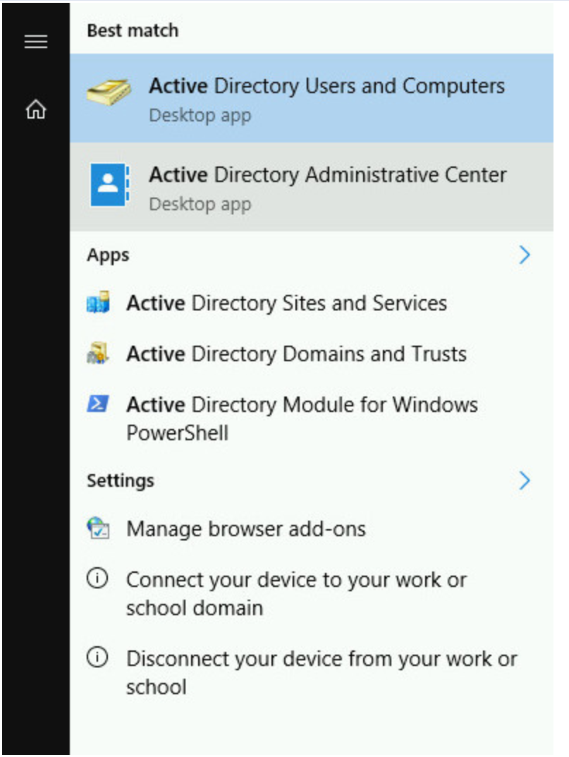 ADAC - création utilisateur/groupe