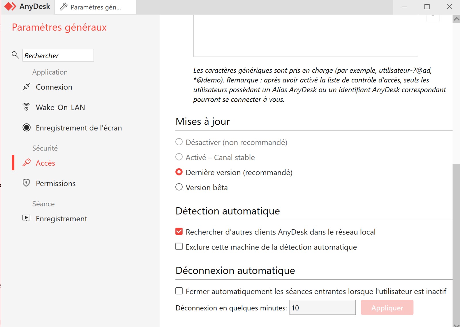 Mise en place d’un outil d’assistance à distance (AnyDesk)